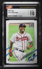 2021 Topps Cristian Pache (Vertical White Jersey) #187 CSG 10 Gem Mint 0r49