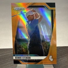 2025 Panini Prizm Liv Golf - Henrik Stenson #20 Orange Prizm 62/75