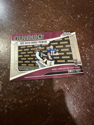 2025 Absolute Football #I-TWN Warren/Leonard Introductions | eBay