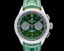 Breitling AB0118A11L1X1 AB011 Premier B01 Chronograph 42MM Bentley SS Green Dial