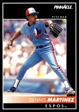 1992 Pinnacle Dennis Martinez Montreal Expos #77