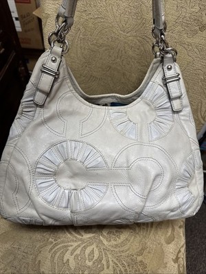 Coach Madison Embellished Leather Op Art Maggie Style 16504
