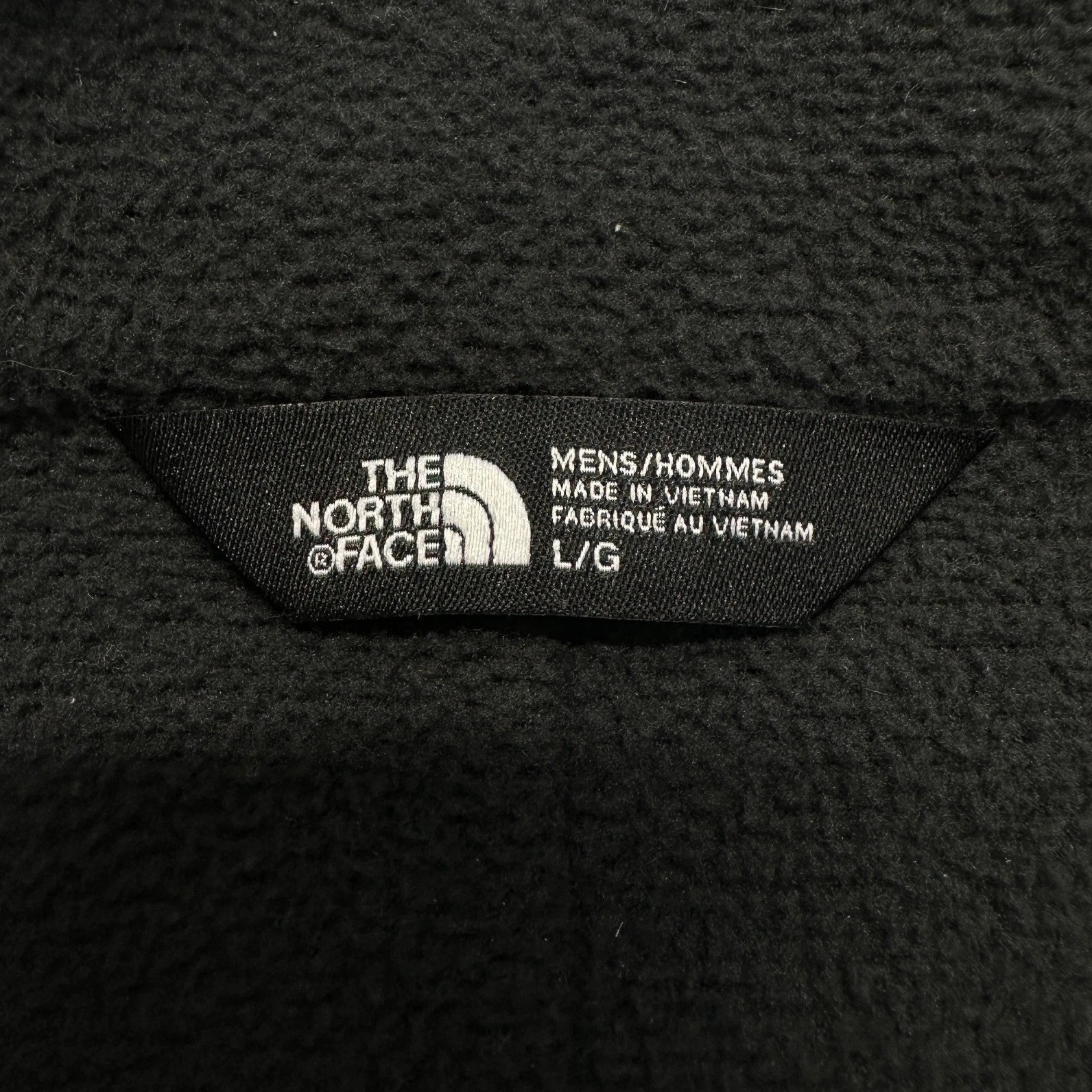 The North Face Full Zip Fleece Gray Black NF0A3LH6 / Mens Large Far North Fleece - product detail image 5