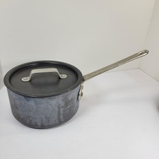 Calphalon Commercial Aluminum Anodized 2 1/2 Qt Pot 8702 1/2 with Lid 306