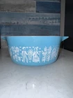 Pyrex 475 Blue Butterprint
