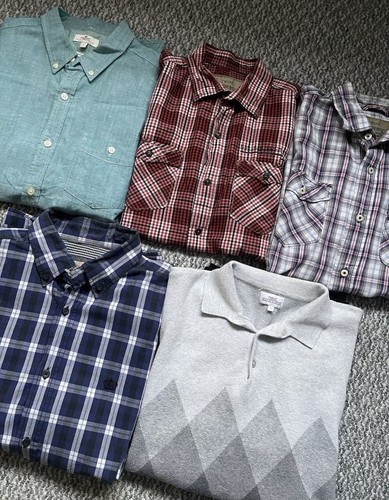 Next Bekleidungspaket Herren x 5 Teile, Größe L, gemischte Stile/Muster (5) - Bild 2 von 18