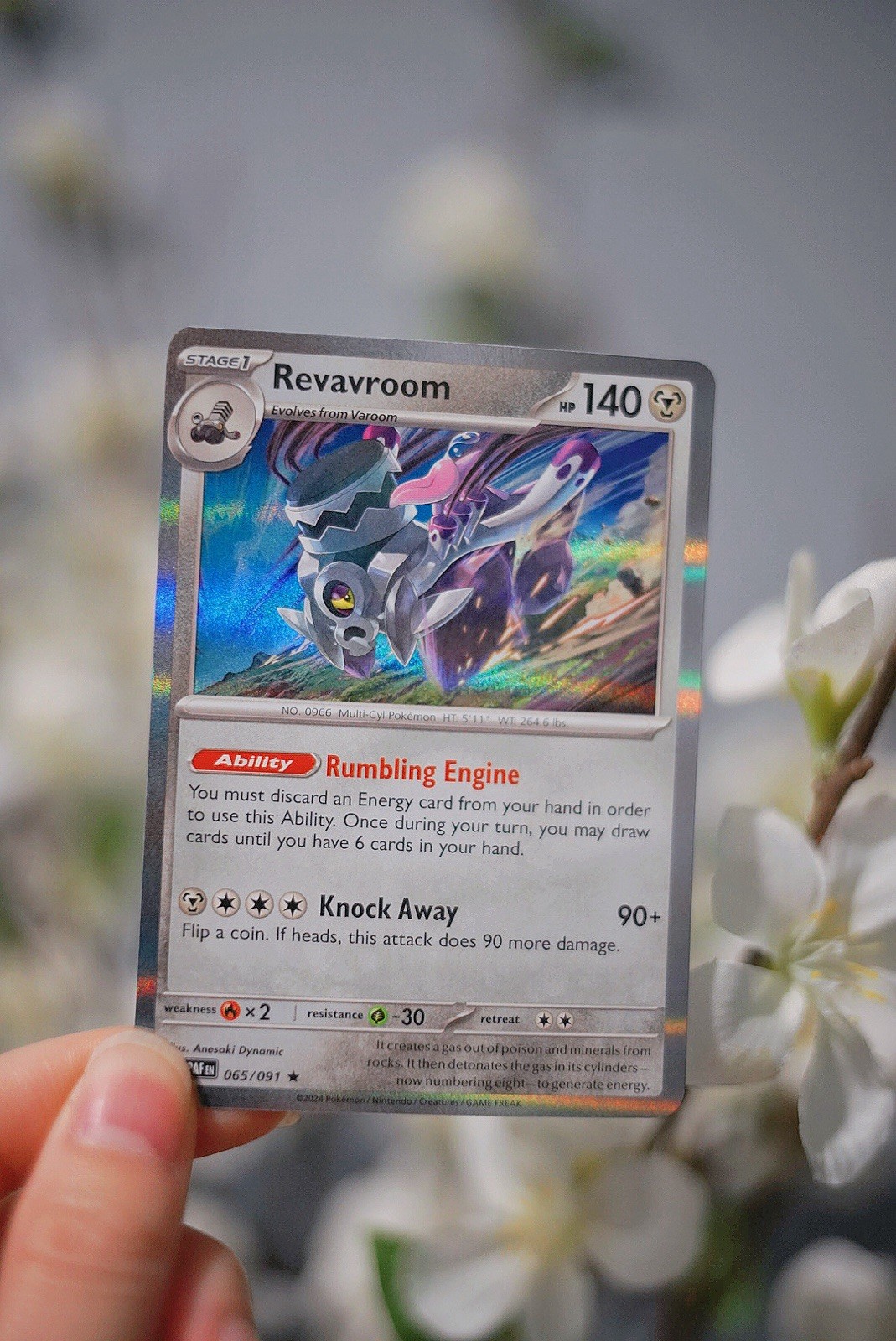 Revavroom #65 Pokemon Paldean Fates