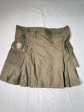 Damn Near Kilt Em Skirt Mens L/XL Large Brown Utility Kilt Tactical Heavy Duty