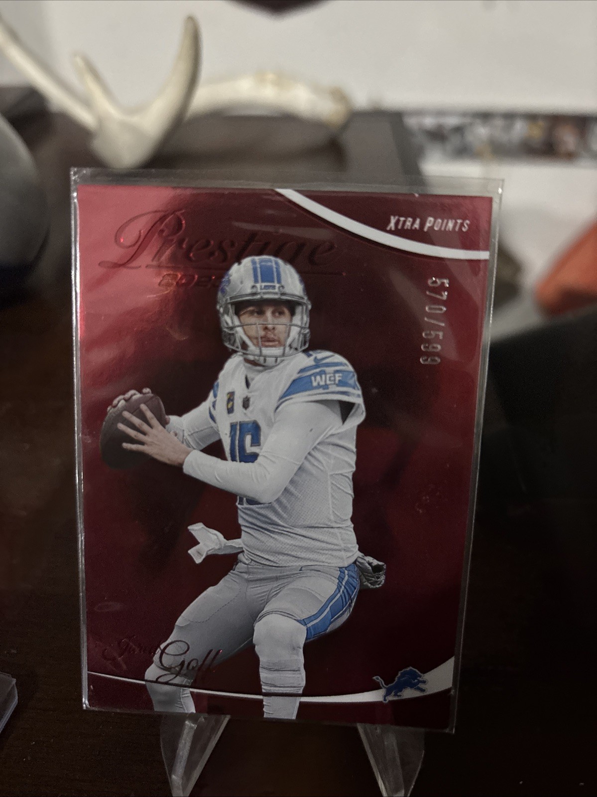 2023 Panini Prestige - Jared Goff #103 Xtra Points Premium Red /599