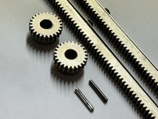 OEM Beseler 45M 45MX Enlarger Elevation Rack Gear Rails  Pinions Gears Kit