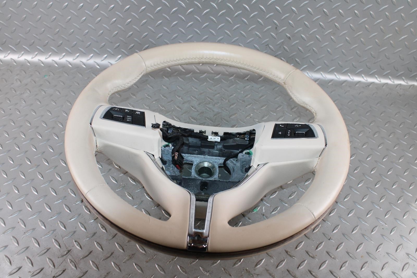 14-20 Ghibli Tan Leather Driver Column Steering Wheel W/ Controls OEM Factory OE