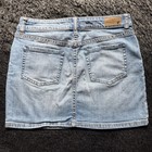 BP. Light Blue Denim Miniskirt Cotton Stretch Pockets Great Condition Size 3 XS — photo 2