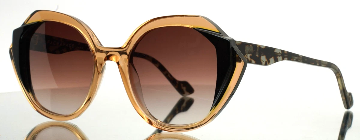 FACE A FACE Verso 2 0107 Cassis Tortoise Womens Sunglasses 55-19-141 Face A Face Ties 2 0107 Cassis Tortoise main image 4