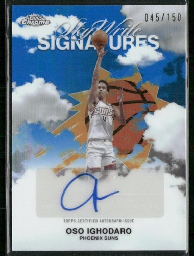 2025 Topps Chrome Oso Ighodaro Sky Write Signatures (RAW)