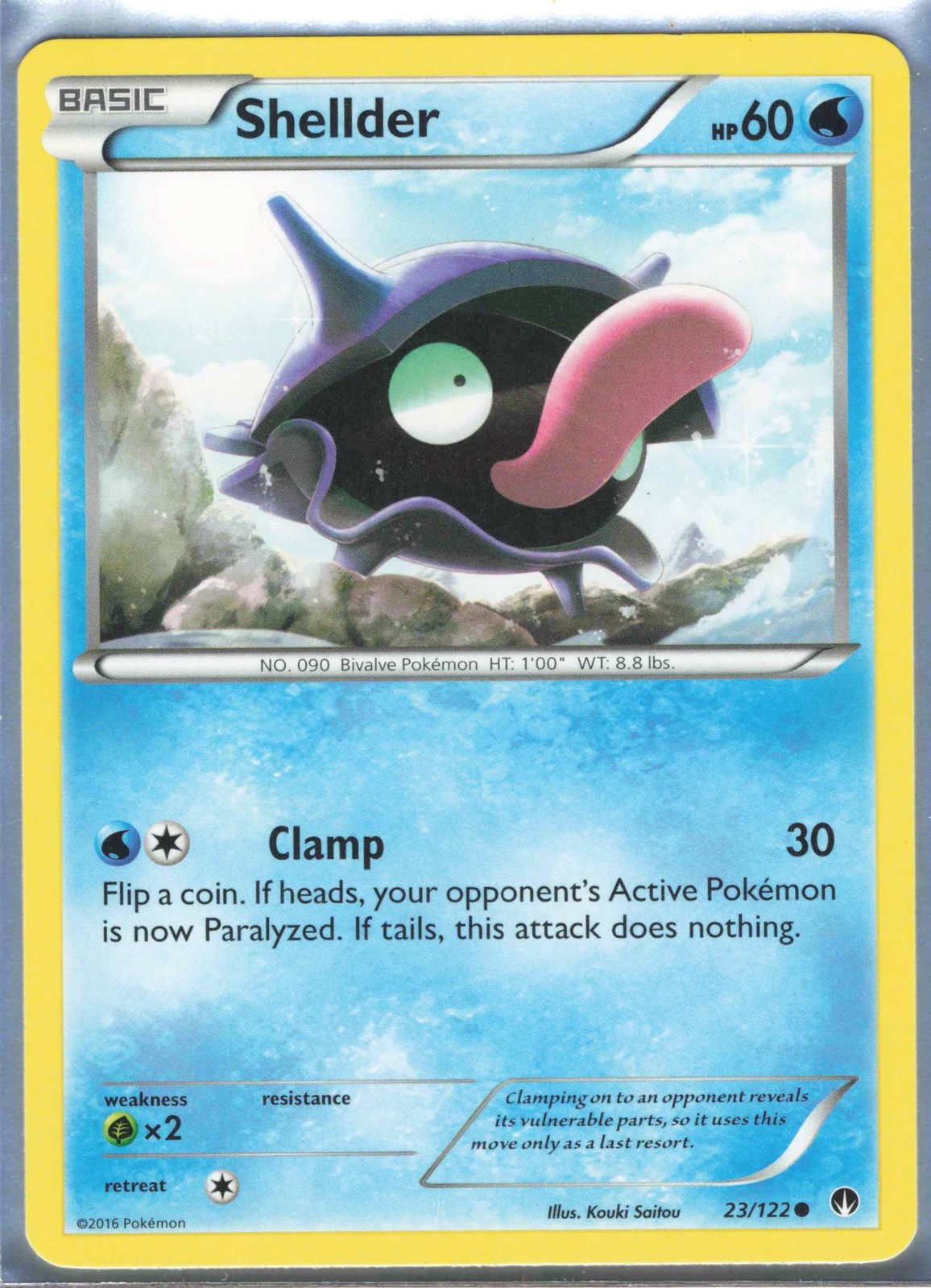 Shellder (23) Common XY - BREAKpoint 23/122 LP