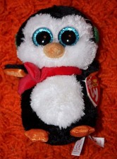 NEW! Ty Beanie Boos 6" North the Penguin 2014-Retired-RARE!