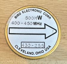 USED Bird 43 Thruline WattMeter Element 430-255, 400-450 MHz, 500mW