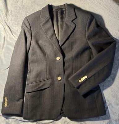 Bespoke Women s Moon River By VJ Suit Blazer In Charcoal Grey ~Petite Medium