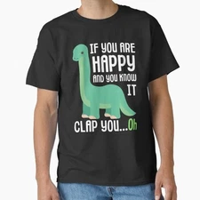 Trex Clap Your Hands Classic T-Shirt T-Shirt Made in US/AUS Size S-2XL