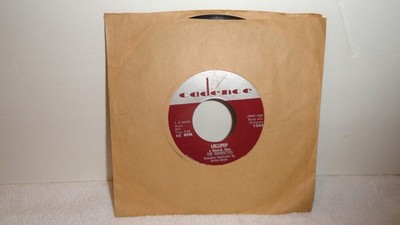 THE CHORDETTES Cadence Records 7'' 45 rpm Vinyl Record Tested Lollipop