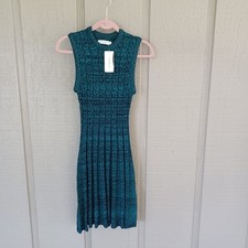 Amanda Uprichard Evereve Braylen Sweater Dress Size M Preppy Knit Sleeveless