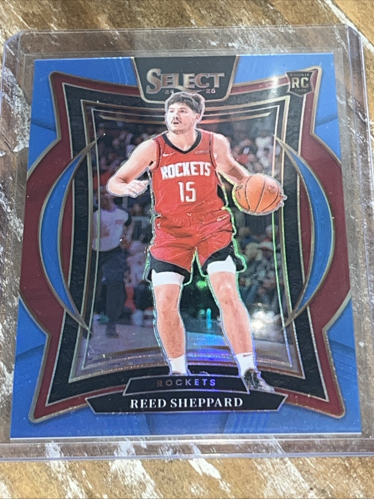 2024-25 Panini Select #68 Reed Sheppard /299 Sky Blue Prizm RC Rookie Card