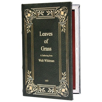 Decorative Fake Book Box with Magnetic Cover - Faux Wood Storage for Jewelry, Ph