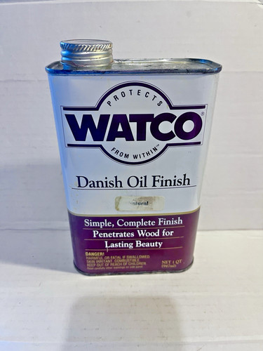 Watco Danish Oil, "Natural"  Wood Finish, Quart