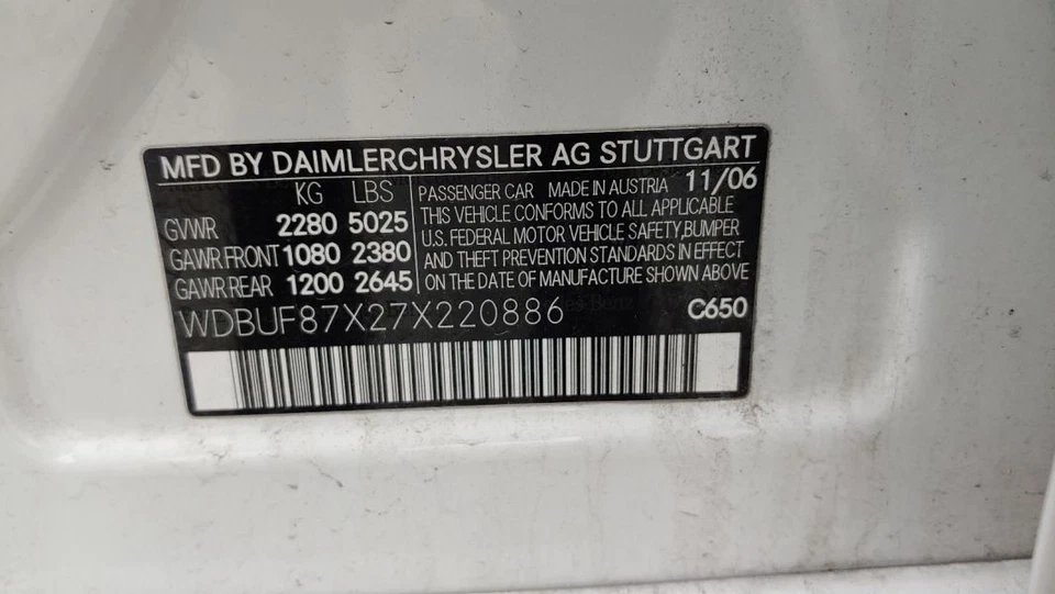 Seat Belt Front 211 Type Sedan E320 Driver Fits 07-09 MERCEDES E-CLASS 2030766 Foto 4 de 4