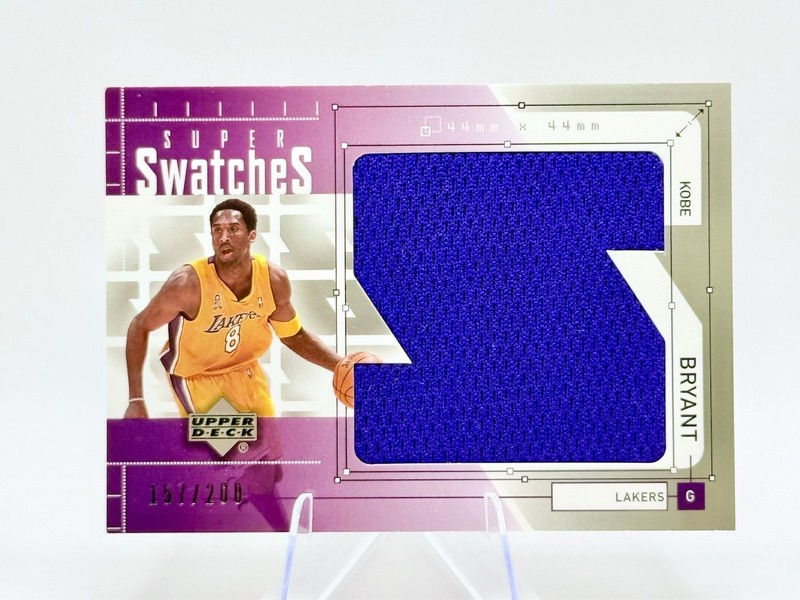 🔥2002 Kobe Bryant Upper Deck Super Swatches Game Used Jersey /200- Lakers🔥