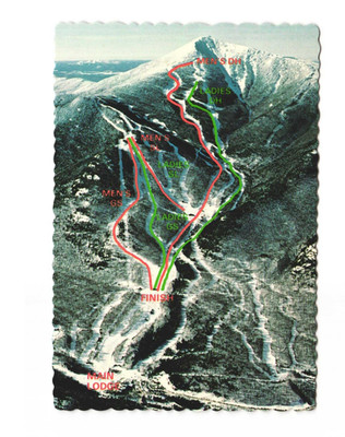 WHITEFACE Mt Ski Center Site of 1980 Olympic Alpine events VTG postcard UNP