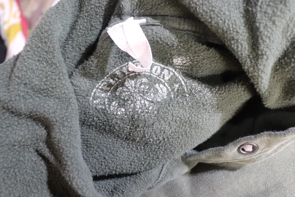 Moletom com capuz Affliction feminino Greel manga longa pulôver tamanho médio - Imagem 3 de 3