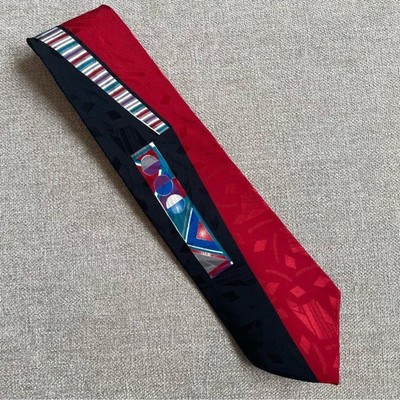 Zylos George Machado Vintage 80 s Vibes Italian Silk Men s Tie Office Work