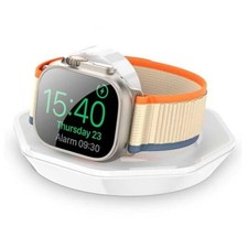 Apple Watch Charger Foldable Magnetic Charging Dock, Wireless Fast Watch White