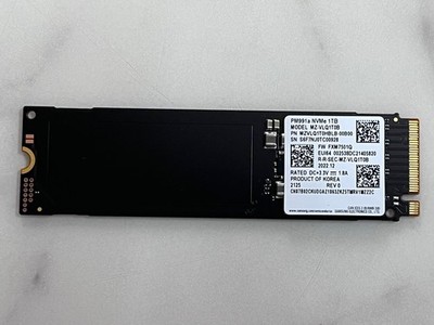 SAMSUNG PM991A MZ-VLQ1T0B 1TB M.2 2280 NVME PCIE GEN3X4 SSD MZVLQ1T0HBLB-00B00H1