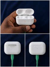 Apple AirPods Pro 2nd Generation with MagSafe Wireless Charging Case only - Whit