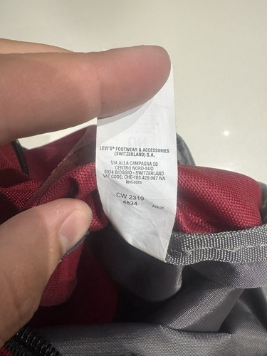 Levi's Women Bag Red - Picture 5 of 5