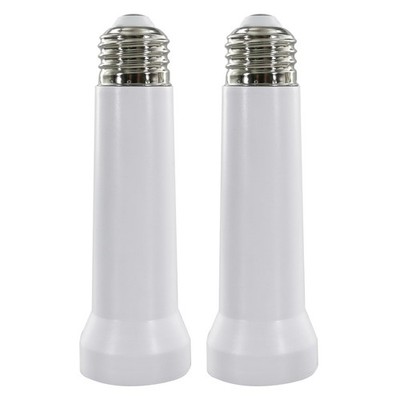 Light Socket Extender, E26/E27 Light Bulb Socket Extender Standard Medium Base,