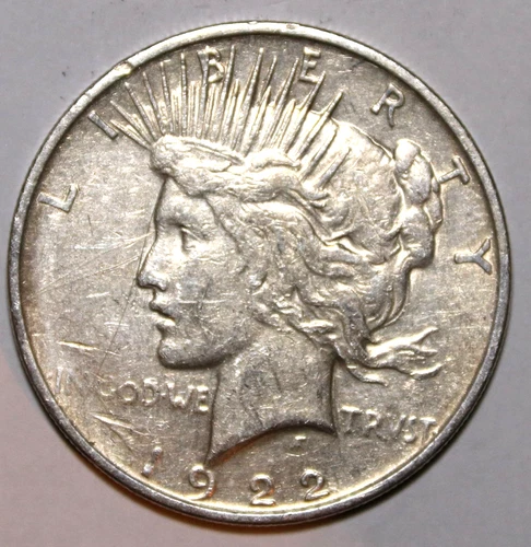 1922-D Peace Dollar - Extra Fine - #0426D - Details