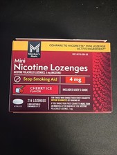 Member's Mark Mini Nicotine Polacrilex 4mg Stop Smoking Aid, Cherry 216 Lozenges