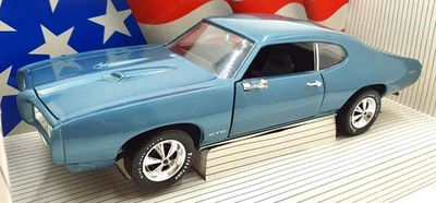 Ertl 1/18 Scale Diecast 7466 - 1969 Pontiac GTO - Blue - Bild 1 von 4