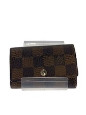 LOUIS VUITTON Multicles 6 Damier Ebene PVC Brown All-over pattern Men's