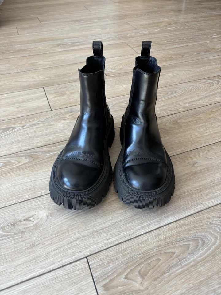 Botas pretas Balenciaga Chelsea, tamanho 38 - Imagem 3 de 4