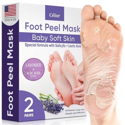 Foot Peel Mask - for Baby Soft Skin - Remove 2 Pair (Pack of 1) 