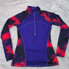 Athleta Sweatshirt Womens S Blue Lightweight Athletic Running Thumb Hole