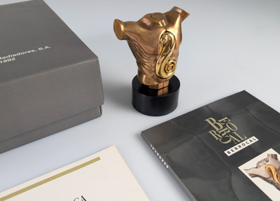 Skulptur Miguel Berrocal ''Torso Roca'', Autorenproof (E.A) X/X