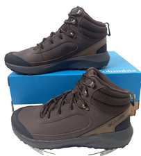 Columbia Trailstorm Peak Mid Hiking Shoes Boots Mens Sz 10 Black Brown
