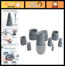 9-Piece Camera Lens Repair Tool Kit - Rubber Ring Remover  Filter Wrench Set, F