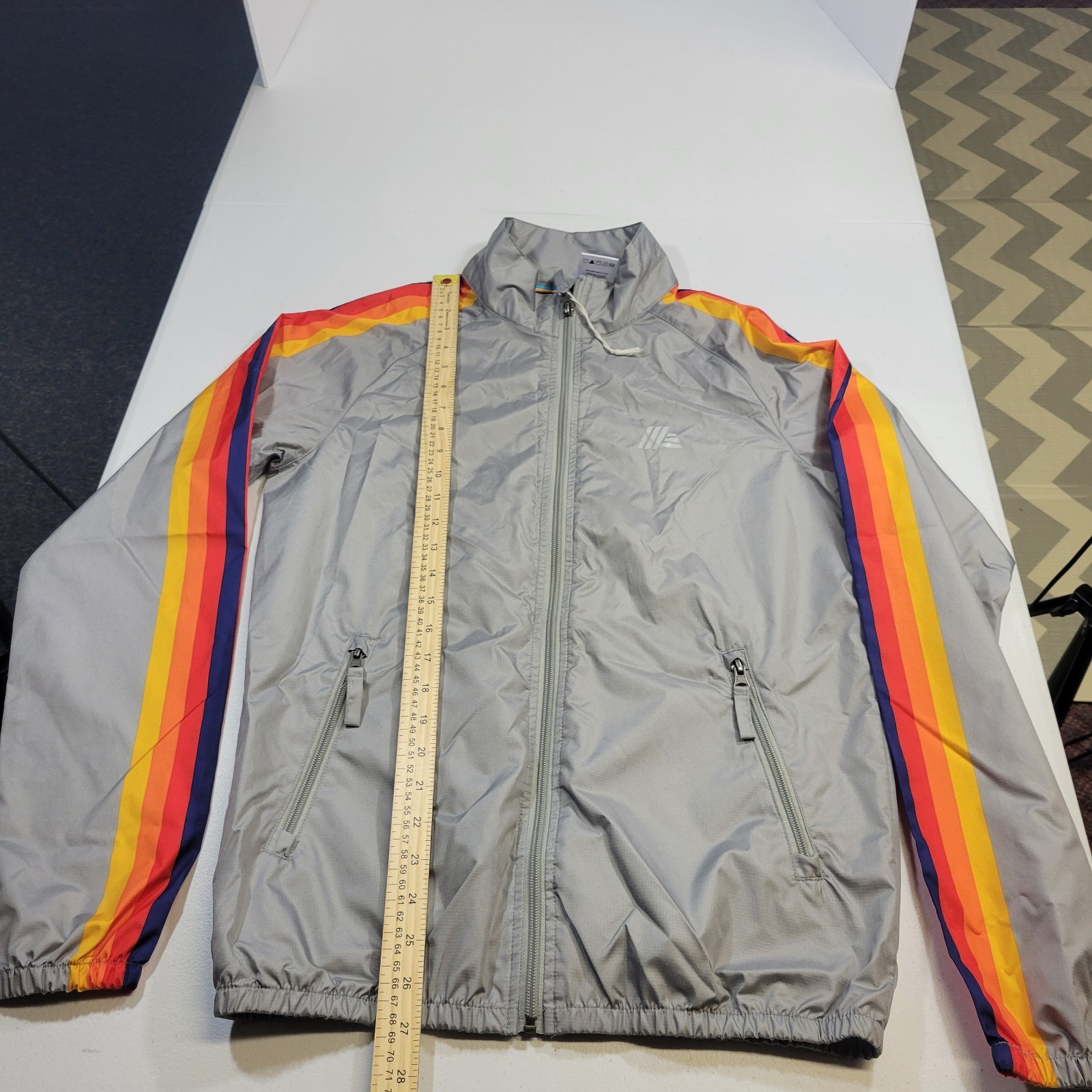 ALDI jacket Capsule Collection Gray Windbreaker s… - image 3