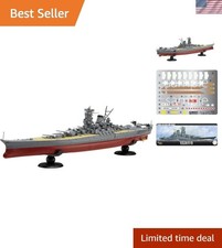 Lightweight 1/700 Yamato Battleship Kit Ideal for Young Model Builders